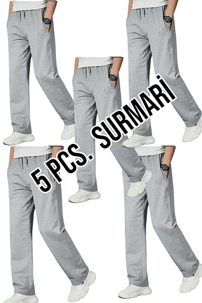 SURMARİ Κανονικό γκρι φούτερ 5 τεμαχίων Unisex Pipe Leg