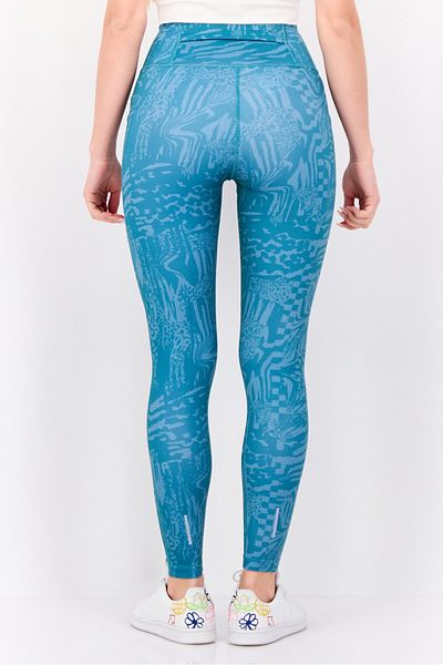 adidas Women Tight Fit Daily Running Leggings, Teal Green