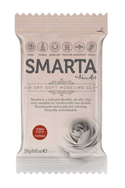 SMARTA BY NUREART Modelleme Hamuru 250 gr - Terracotta - Toprak