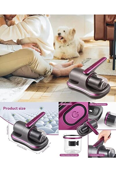 CASTU NOMTEKNO/HALI KOLTUK YATAK KANEPE ŞARJLI KABLOSUZ UV Sterilizasyonlu Ak...