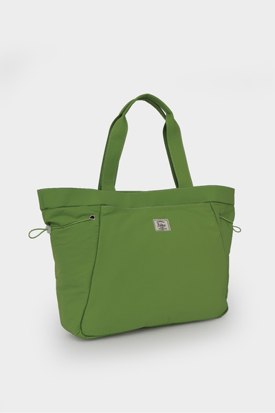 ICONE BAG Women's Bag Made of Thin Parachute Fabric, with Elasticated Sides, Foldable, with a Large Front Pocket.