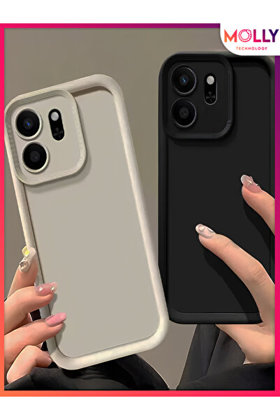 Molly For Infinix Smart 9 Thick Pan Silicone Case with Black Edges