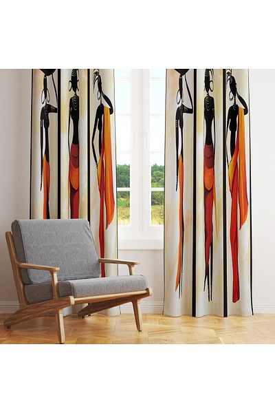 stellahomes Special Design Decorative Background Curtain 140X260 cm Single Wing