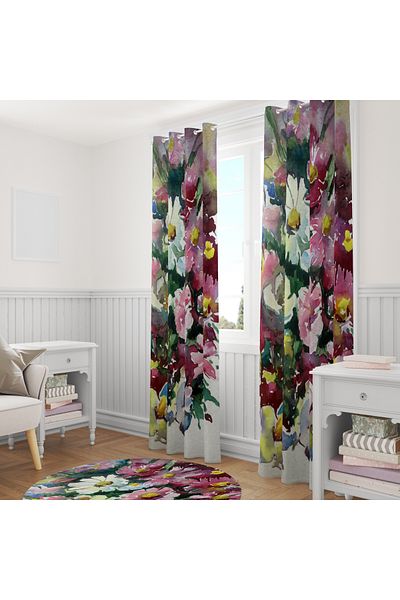 stellahomes Special Design Decorative Background Curtain 140X260 cm Single Wing
