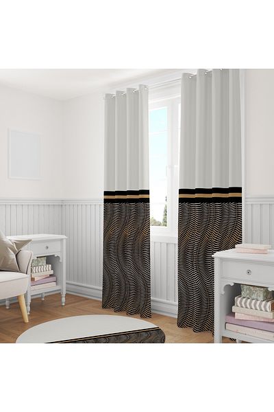 stellahomes Special Design Decorative Background Curtain 140X260 cm Single Wing