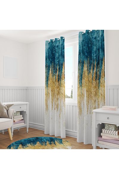 stellahomes Special Design Decorative Background Curtain 140X260 cm Single Wing