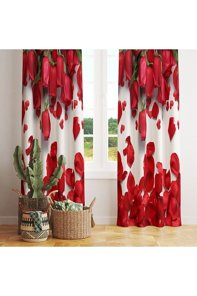 stellahomes Special Design Decorative Background Curtain 140X260 cm Single Wing