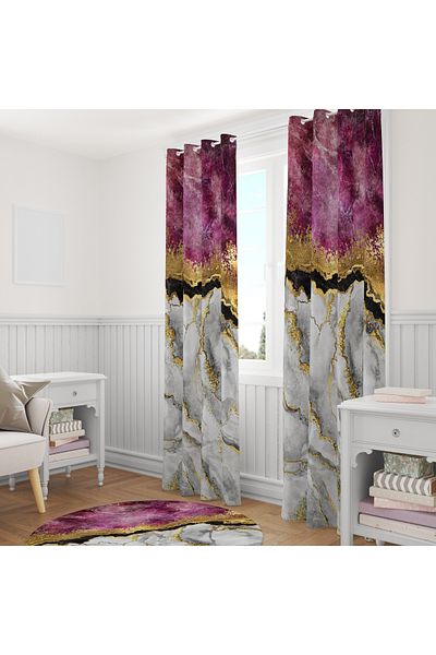 stellahomes Special Design Decorative Background Curtain 140X260 cm Single Wing