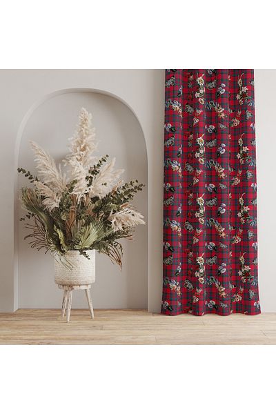 stellahomes Special Design Decorative Background Curtain 140X260 cm Single Wing