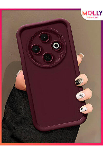 Molly Tecno SPARK 30C İçin Vişne Çürüğü Kenarları Kalın Pan Silikon Kılıf