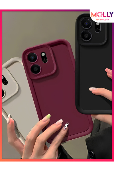 Molly Cherry Rotten Edges Thick Pan Silicone Case for Infinix Smart 9