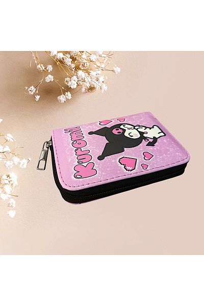patriko tekstil Girl's Popular Character Coin and Card Holder Wallet
