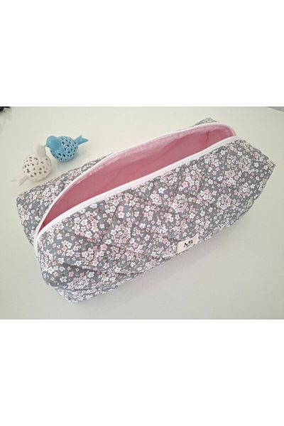 M&B Summer Flowers XL Size for All Your Hair Shapers - Travel Case