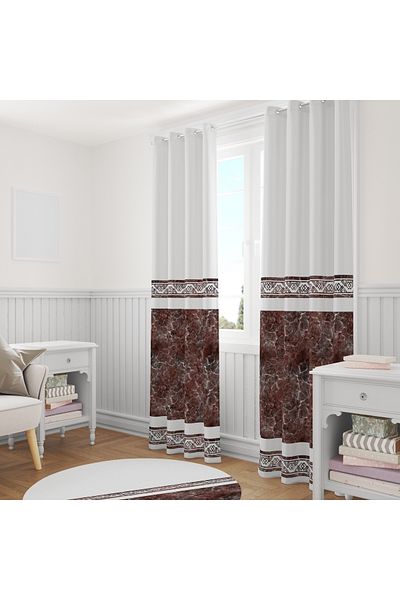 stellahomes Special Design Decorative Background Curtain 140X260 cm Single Wing