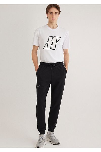 Mavi Pro Reflective Detailed Black Sweatpants 066256-900