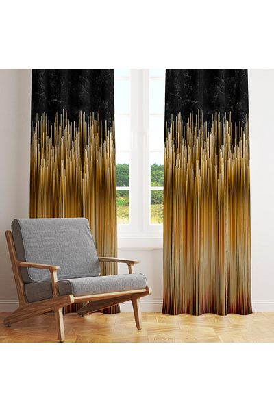 stellahomes Special Design Decorative Background Curtain 140X260 cm Single Wing