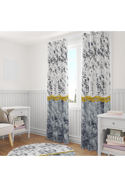 stellahomes Special Design Decorative Background Curtain 140X260 cm Single Wing