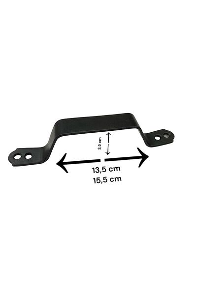 BilfolD Iron Joinery Handle Black Finish