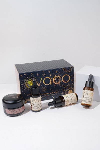 Ovaco 4D Advanced DNA and Peptide Anti-Aging Serum and Cream Set | All-in-one Korean Skin Care
