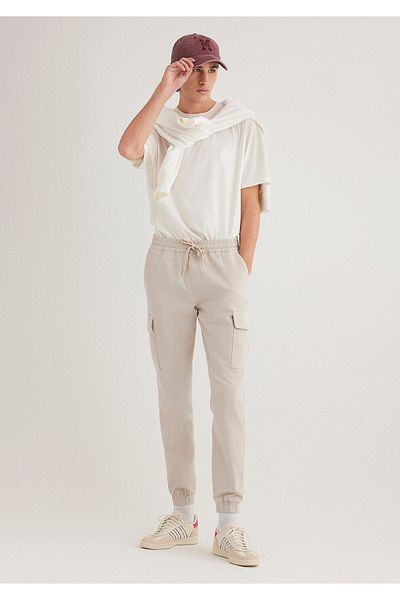 Mavi 000125 -70144 Model Beige Cargo Pants