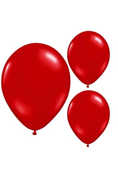 ZENVİVA Metallic Balloon Red 50 Pcs