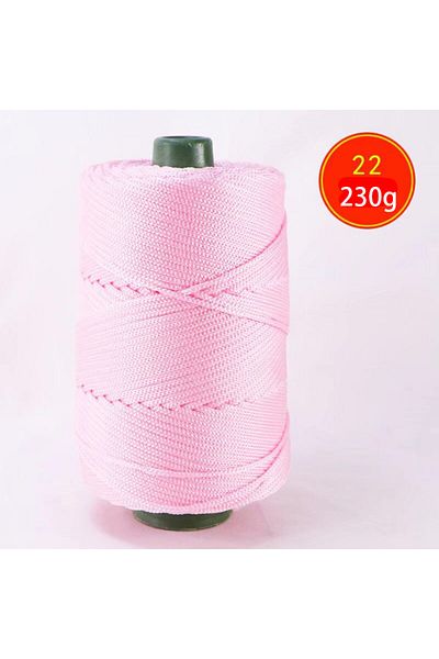 Choice 22 Pink 225g Lightweight Ice Silk Thread Handcrafted for Summer Cool Hats, Sun Hats, Storage Baskets