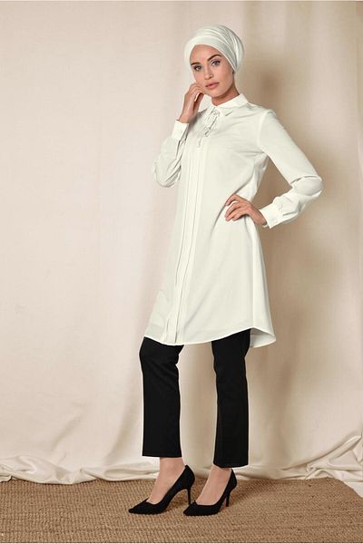 Alvina Tunic with Back Zipper 4863