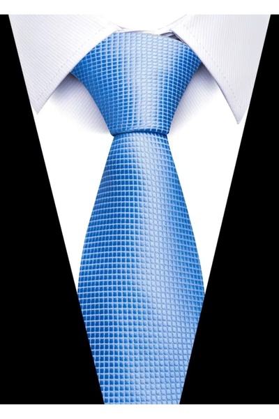 delis Cravata pentru barbati, CR113, Albastru