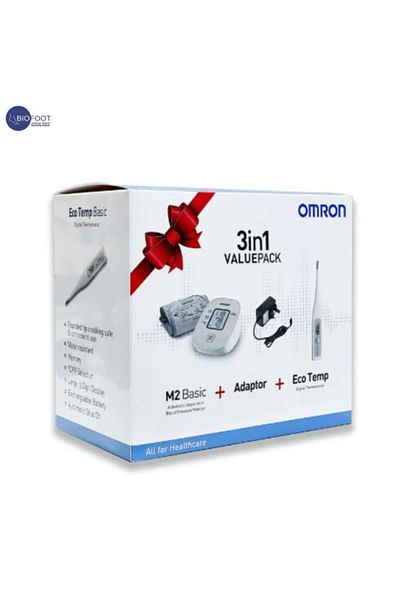 Omron M2 BASIC+AC ADATER+ECO T