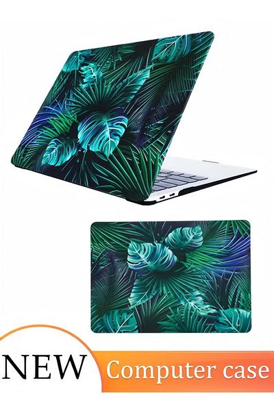 Generic Leaf Printed Protective Case For Apple MacBook Retina 15.4-Inch