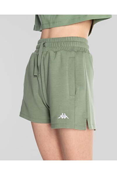 Kappa Authentic Sylia Short Kadın Yeşil Regular Fit Şort