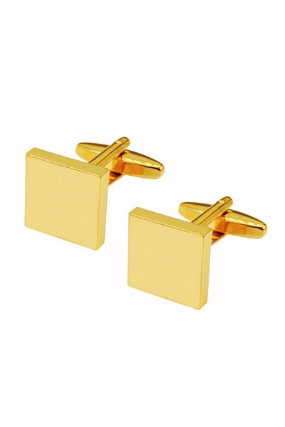 delis Shirt buttons, BN023, square pattern, Gold