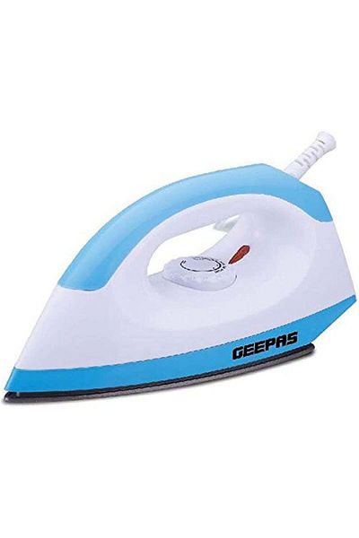 Geepas GDI 7782 1200 W Dry Iron - Non-Stick Coating Plate & Adjustable Thermostat Control