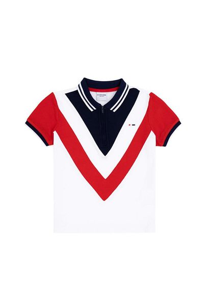 U.S. Polo Assn. Tricou cu gât polo pentru băiat