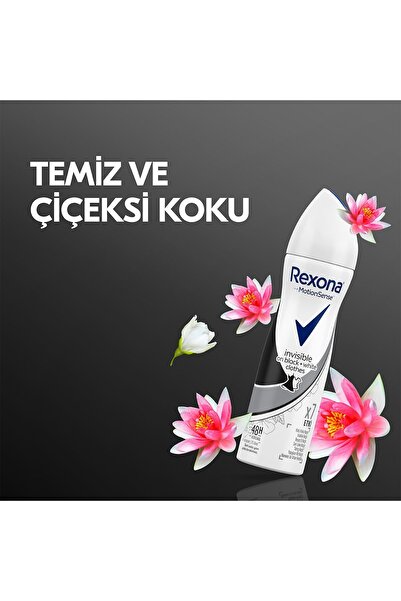 Rexona Kadın Deodorant Sprey Invisible On Black White Clothes 150 ml X3 Adet