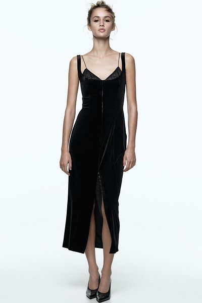 Butik Allbucks Zr Velvet Corset Dress Abzra1042