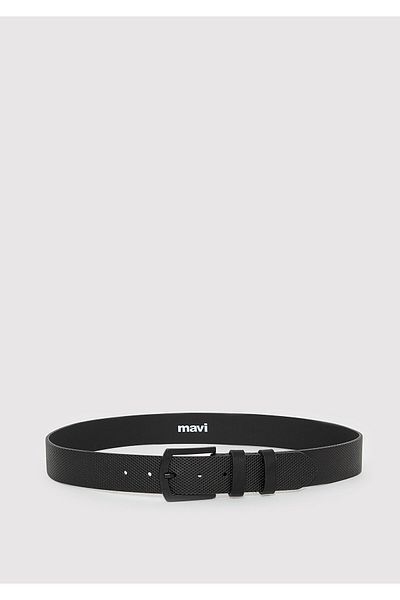 Mavi Black Faux Leather Belt - 0911648 -900 Model