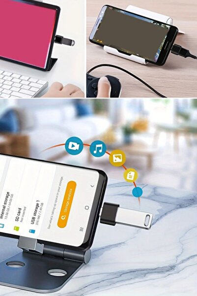 Buffer ® 1 Adet Usb to C Adaptor Dişi Çevirici Dönüştürücü Adaptör