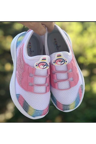 Pandalina Girl Orthopedic Sneakers Hologram Patterned Phylon (Light) Sneaker