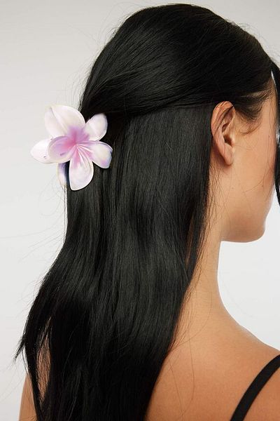 New Obsessions Πόρπη με μανταλάκια πολυτελείας Hibiscus