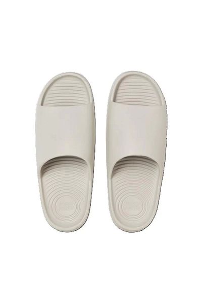 Alisim 12274637   Rubber Men's Beach Slippers Beige