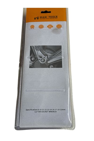 MAM TOOLS Socket Set 8-22mm