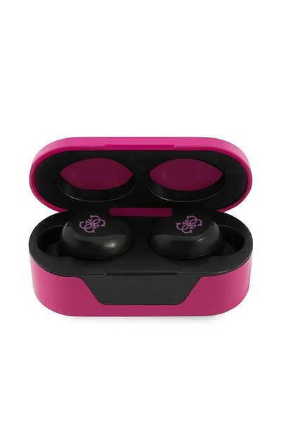 Guess Căști Bluetooth fără fir, GUESS GUTWST31, Bluetooth 5.0, TWS, USB-C, IPX4, Magenta