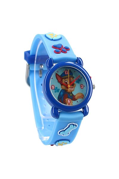 PAW PATROL Ceas de mana pentru copii, curea din silicon, albastru, Paw Patrol