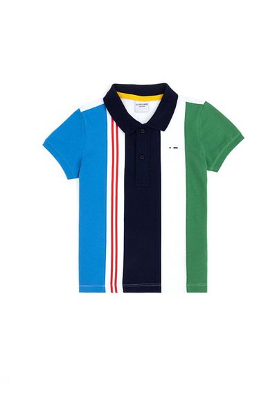 U.S. Polo Assn. Παιδικό μπλουζάκι με γιακά πόλο για αγόρια Navy Blue