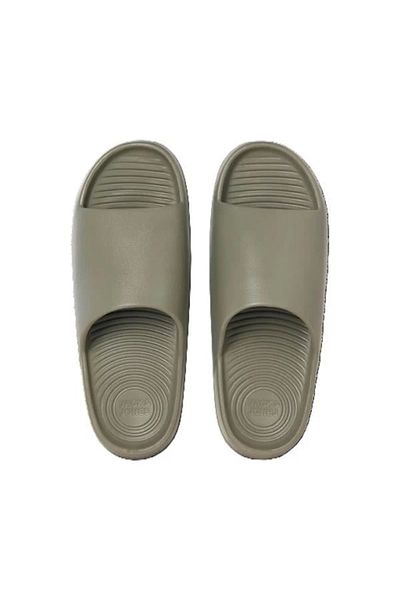 Alisim 12274637   Rubber Men's Beach Slippers Khaki