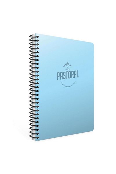 Gıpta Pastoral Spiral Notebook A4 120 Sheets Checkered Pp Cover - Mixed Color