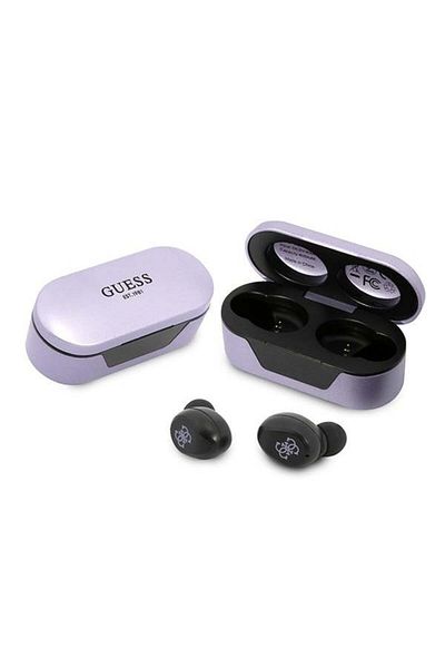 Guess Căști Bluetooth fără fir, Gutwst31, Bluetooth 5.0, Tws, USB-C, IPX4, violet