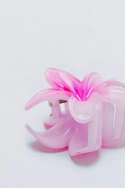 New Obsessions Πόρπη με μανταλάκια πολυτελείας Hibiscus