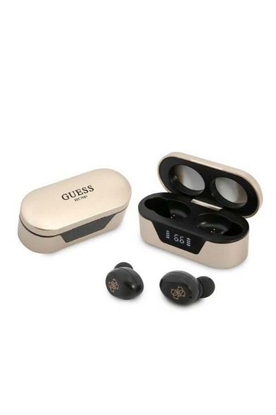 Guess Căști Bluetooth fără fir, Gutwst31, Bluetooth 5.0, Tws, USB-C, IPX4, Auriu